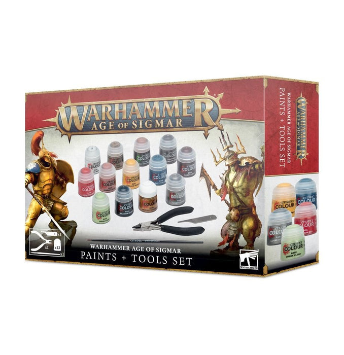 Warhammer: Age of Sigmar - Paint + Tools Set - for just $45! 