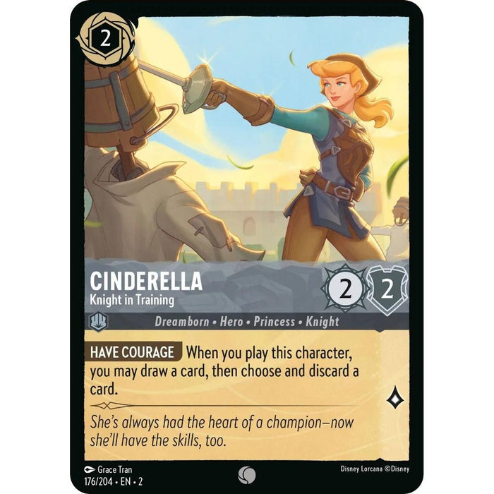 Cinderella - Knight in Training (176/204) [Rise of the Floodborn] - Just $0.05! Shop now at Retro Gaming of Denver