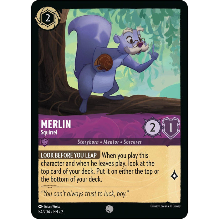 Merlin - Squirrel (54/204) [Rise of the Floodborn] - Just $0.10! Shop now at Retro Gaming of Denver