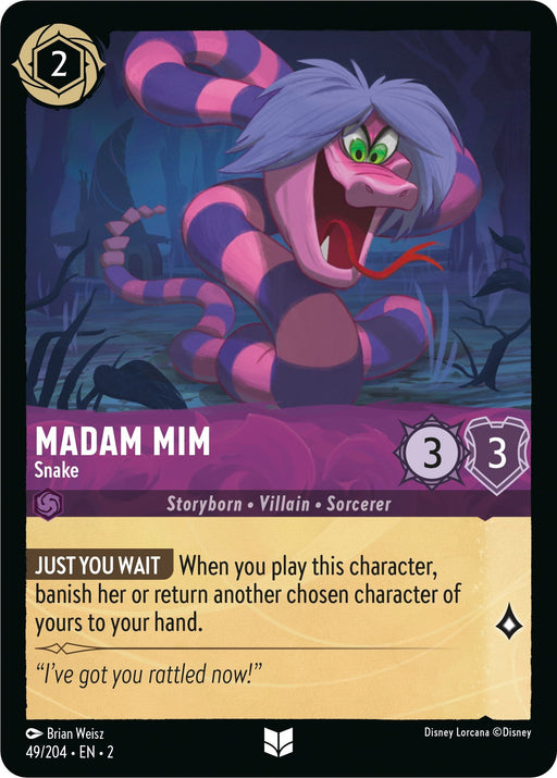 Madam Mim - Snake (49/204) - Rise of the Floodborn - for just $0.03! 