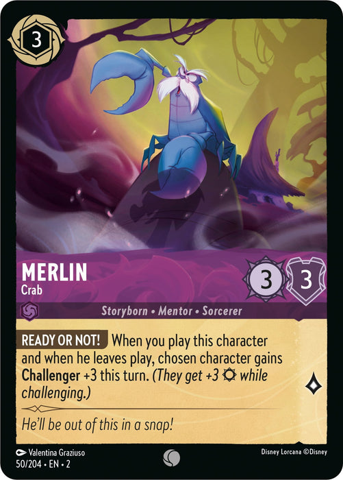 Merlin - Crab (50/204) - Rise of the Floodborn - for just $0.03! 