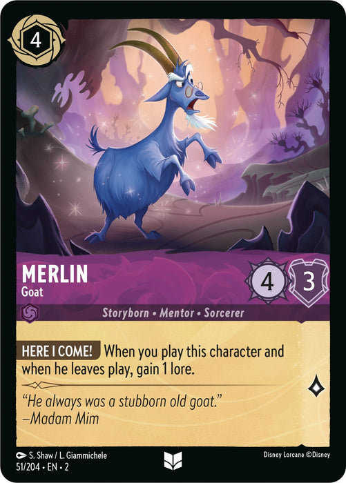 Merlin - Goat (51/204) - Rise of the Floodborn - for just $0.06! 