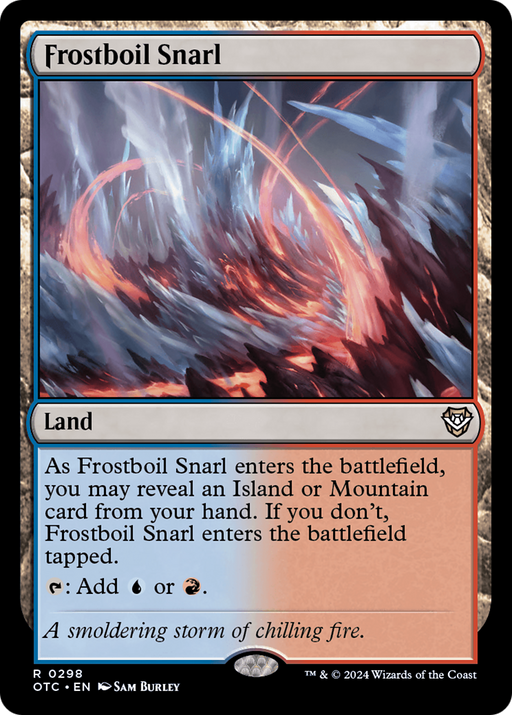 Frostboil Snarl (OTC-298) - Outlaws of Thunder Junction Commander - for just $0.08! 