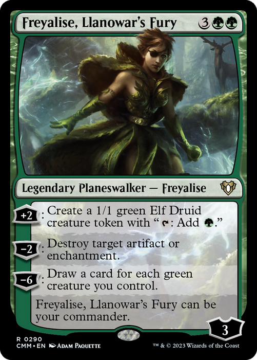 Freyalise, Llanowar's Fury (CMM-290) - Commander Masters - for just $1.36! 