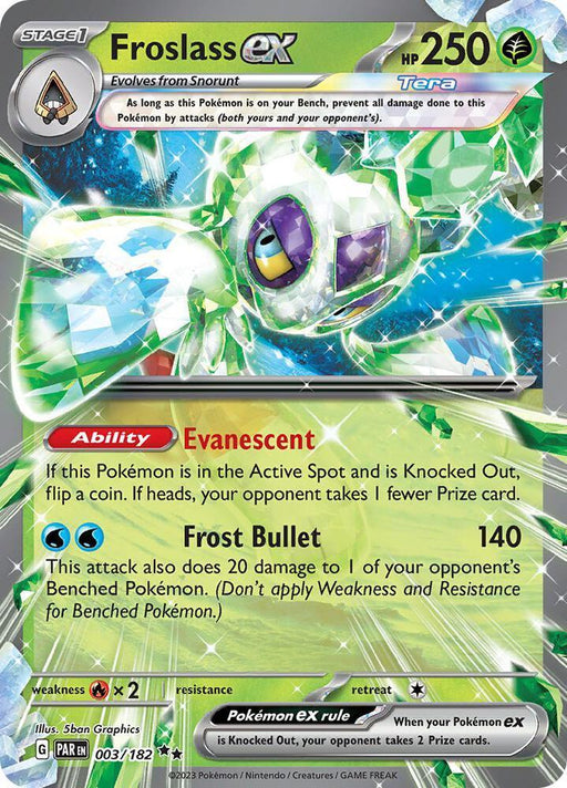 Froslass ex (003/182) [Scarlet & Violet: Paradox Rift] - for just $0.40! 