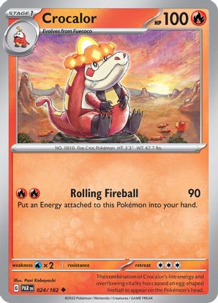 Crocalor 024/182 - SV04 Paradox Rift - for just $0.05! 