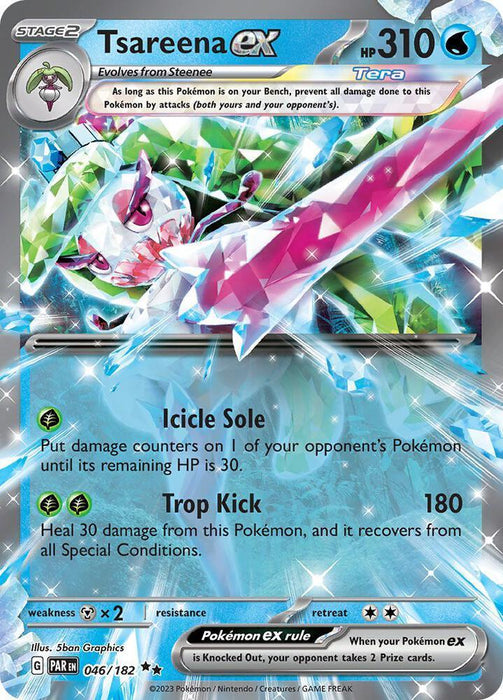 Tsareena ex (046/182) [Scarlet & Violet: Paradox Rift] - for just $0.35! 