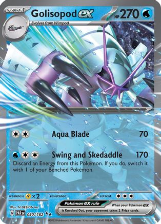 Golisopod ex 050/182 - SV04 Paradox Rift Holofoil - for just $0.35! 
