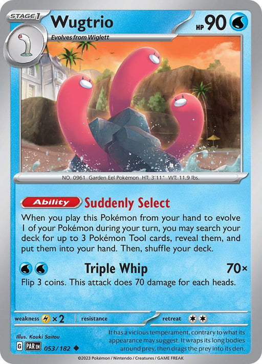 Wugtrio (053/182) [Scarlet & Violet: Paradox Rift] - for just $0.10! 