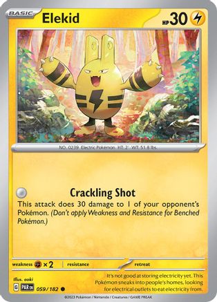 Elekid 059/182 - SV04 Paradox Rift - for just $0.10! 