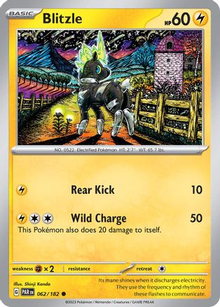 Blitzle 062/182 - SV04 Paradox Rift - for just $0.05! 