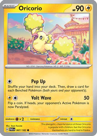 Oricorio 067/182 - SV04 Paradox Rift - for just $0.05! 
