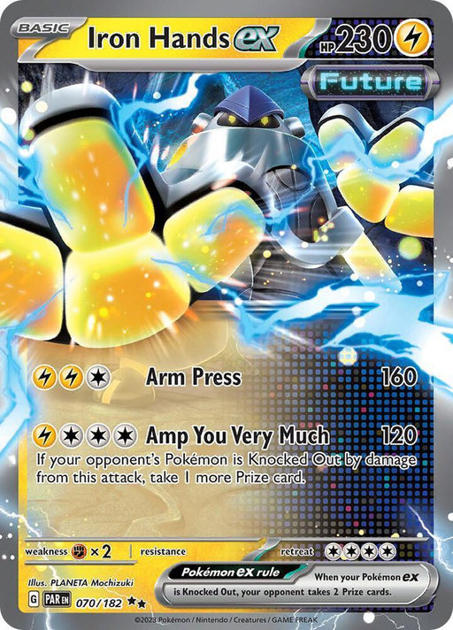 Iron Hands ex (070/182) [Scarlet & Violet: Paradox Rift] - for just $0.40! 