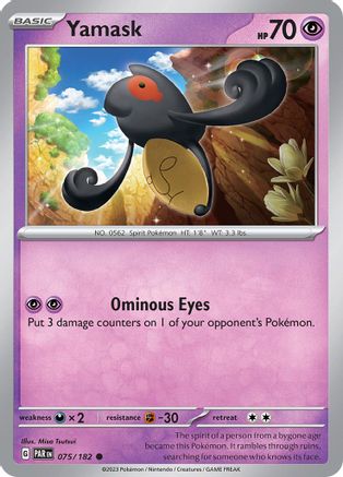 Yamask 075/182 - SV04 Paradox Rift - for just $0.04! 