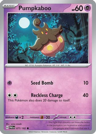 Pumpkaboo 077/182 - SV04 Paradox Rift - for just $0.05! 