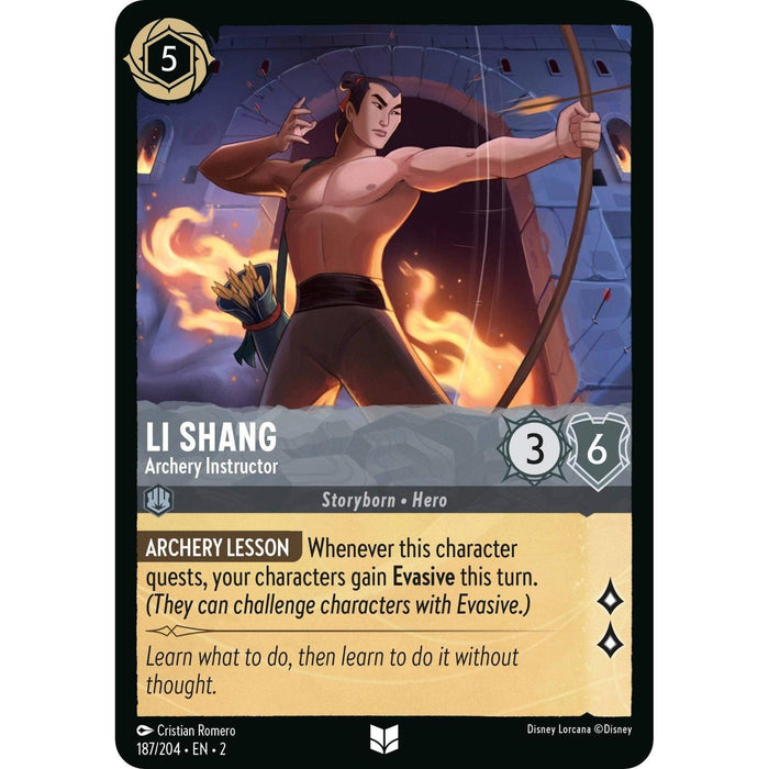 Li Shang - Archery Instructor (187/204) [Rise of the Floodborn] - Just $0.10! Shop now at Retro Gaming of Denver