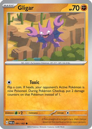 Gligar 091/182 - SV04 Paradox Rift - for just $0.06! 