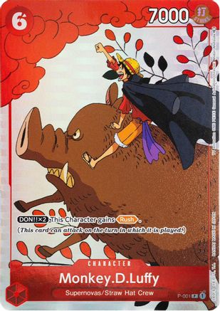 Monkey.D.Luffy (Gift Collection 2023) (P-001) - One Piece Promotion Cards Foil - for just $117.35! 