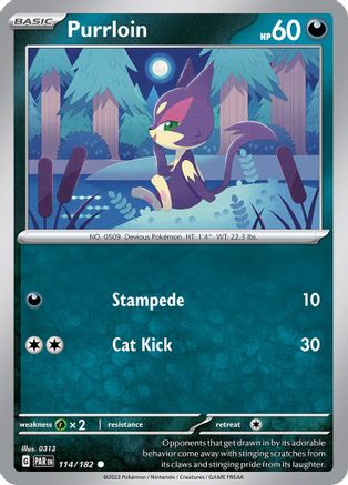 Purrloin 114/182 - SV04 Paradox Rift - for just $0.04! 