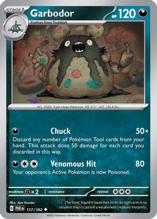 Garbodor 117/182 - SV04 Paradox Rift - for just $0.05! 