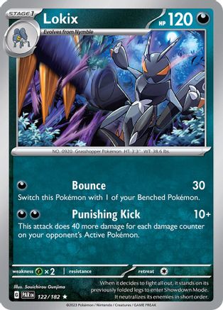 Lokix 122/182 - SV04 Paradox Rift Holofoil - for just $0.05! 