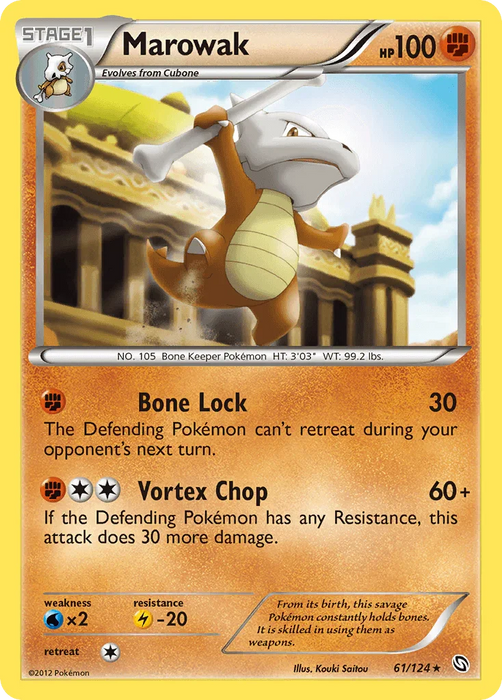 Marowak (61/124) [Black & White: Dragons Exalted] - for just $0.20! 