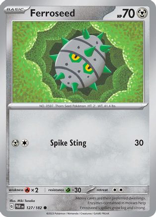 Ferroseed 127/182 - SV04 Paradox Rift - for just $0.05! 