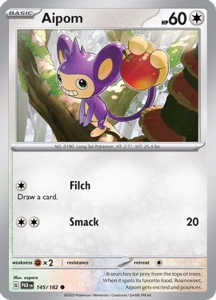 Aipom 145/182 - SV04 Paradox Rift - for just $0.05! 