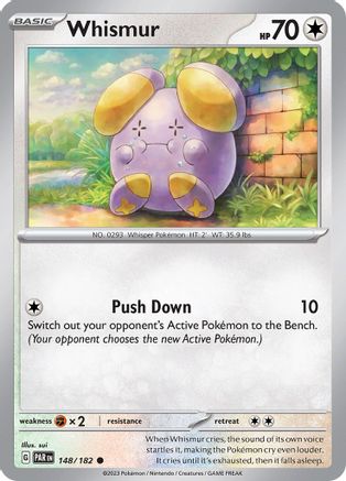 Whismur 148/182 - SV04 Paradox Rift - for just $0.05! 