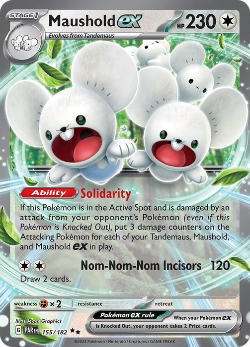 Maushold ex (155/182) [Scarlet & Violet: Paradox Rift] - for just $0.50! 