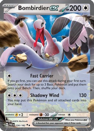 Bombirdier ex 156/182 - SV04 Paradox Rift Holofoil - for just $0.35! 