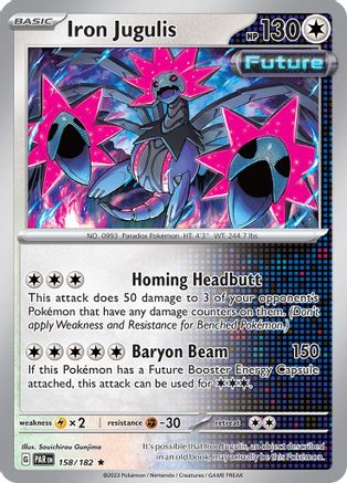 Iron Jugulis 158/182 - SV04 Paradox Rift Holofoil - for just $0.08! 