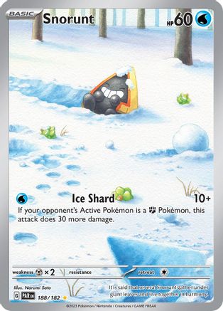Snorunt 188/182 - SV04 Paradox Rift Holofoil - for just $5.99! 