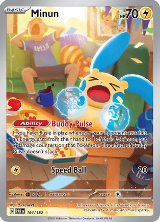 Minun 194/182 - SV04 Paradox Rift Holofoil - for just $19.87! 
