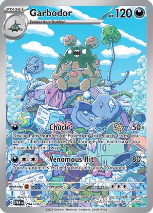 Garbodor 204/182 - SV04 Paradox Rift Holofoil - for just $5.75! 