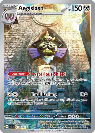Aegislash 210/182 - SV04 Paradox Rift Holofoil - for just $4.69! 