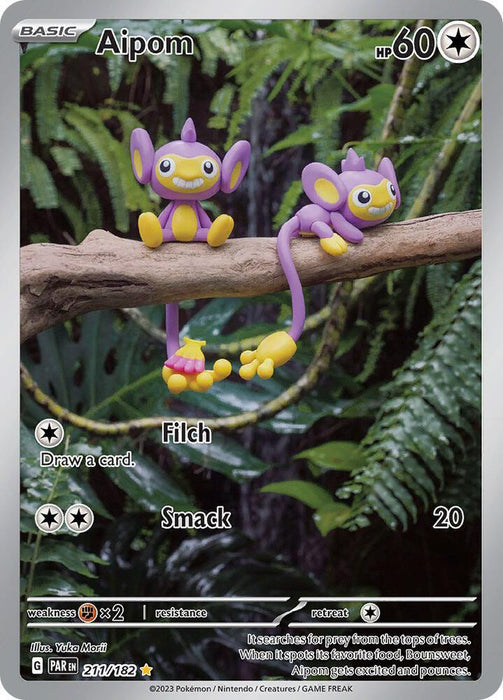 Aipom (211/182) [Scarlet & Violet: Paradox Rift] - for just $12.40! 
