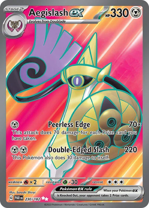 Aegislash ex (230/182) [Scarlet & Violet: Paradox Rift] - for just $0.85! 