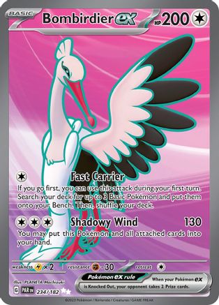 Bombirdier ex 234/182 - SV04 Paradox Rift Holofoil - for just $1.05! 