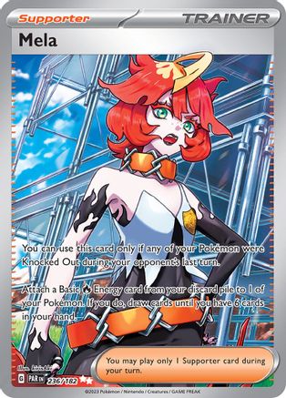Mela 236/182 - SV04 Paradox Rift Holofoil - for just $1.32! 