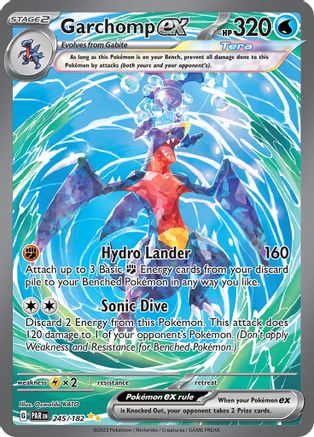 Garchomp ex 245/182 - SV04 Paradox Rift Holofoil - for just $16.06! 