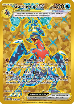 Garchomp ex 260/182 - SV04 Paradox Rift Holofoil - for just $6.76! 