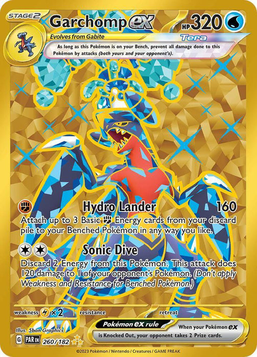 Garchomp ex (260/182) [Scarlet & Violet: Paradox Rift] - for just $5.70! 
