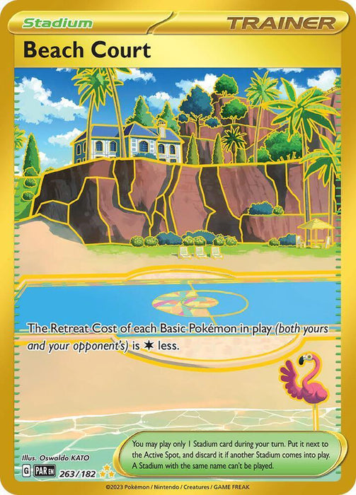 Beach Court (263/182) [Scarlet & Violet: Paradox Rift] - for just $1.10! 