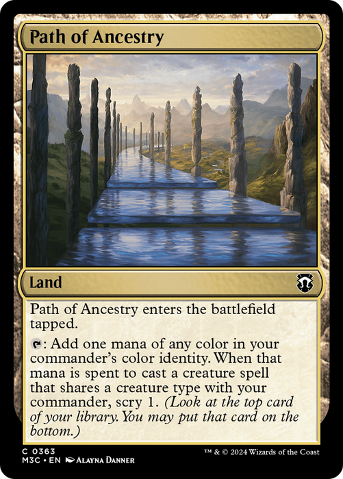 Path of Ancestry (Ripple Foil) [Modern Horizons 3 Commander] - Just $0.20! Shop now at Retro Gaming of Denver