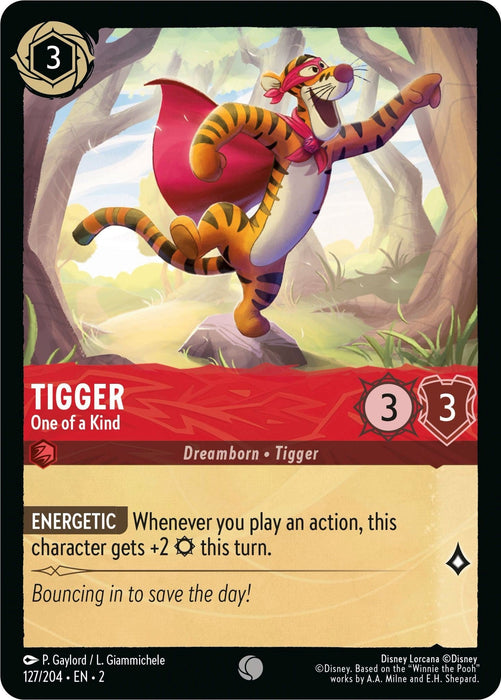 Tigger - One of a Kind (127/204) - Rise of the Floodborn - for just $0.03! 