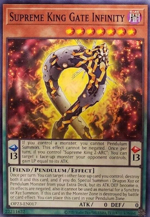 Supreme King Gate Infinity [OP23-EN017] Common - for just $0.10! 