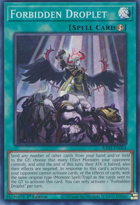 Forbidden Droplet [RA01-EN064] Super Rare - for just $1.30! 