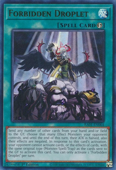 Forbidden Droplet [RA01-EN064] Ultra Rare - for just $2! 