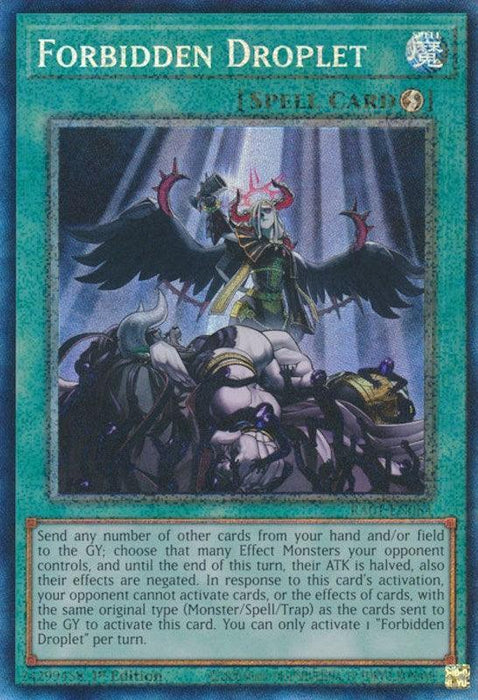 Forbidden Droplet [RA01-EN064] Prismatic Collector's Rare - for just $4.10! 